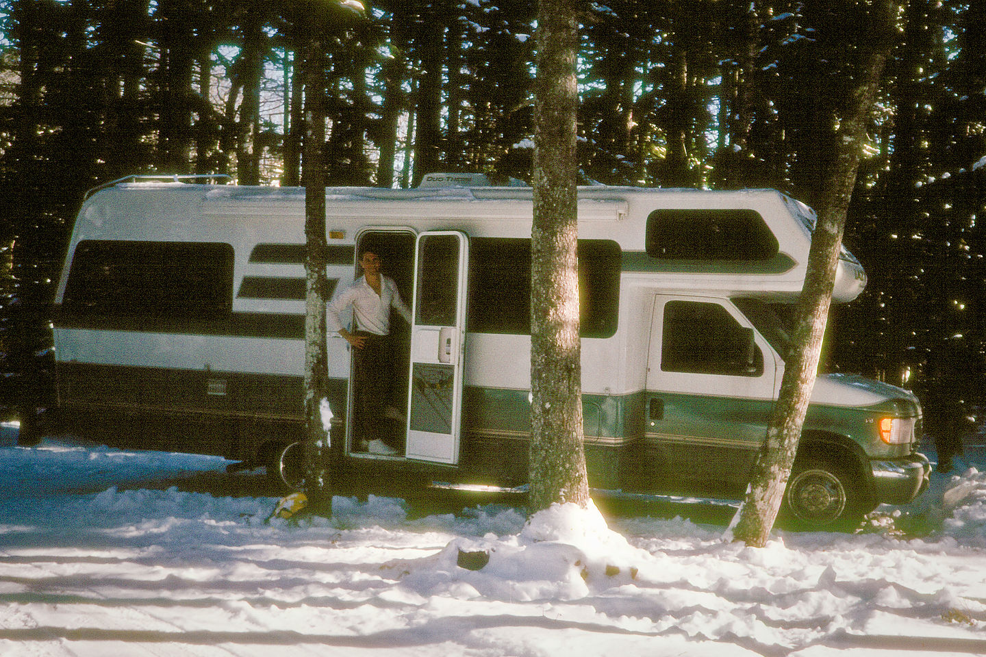 Herb with Lazy Daze in Maine winter Herb with Lazy Daze in Maine winter