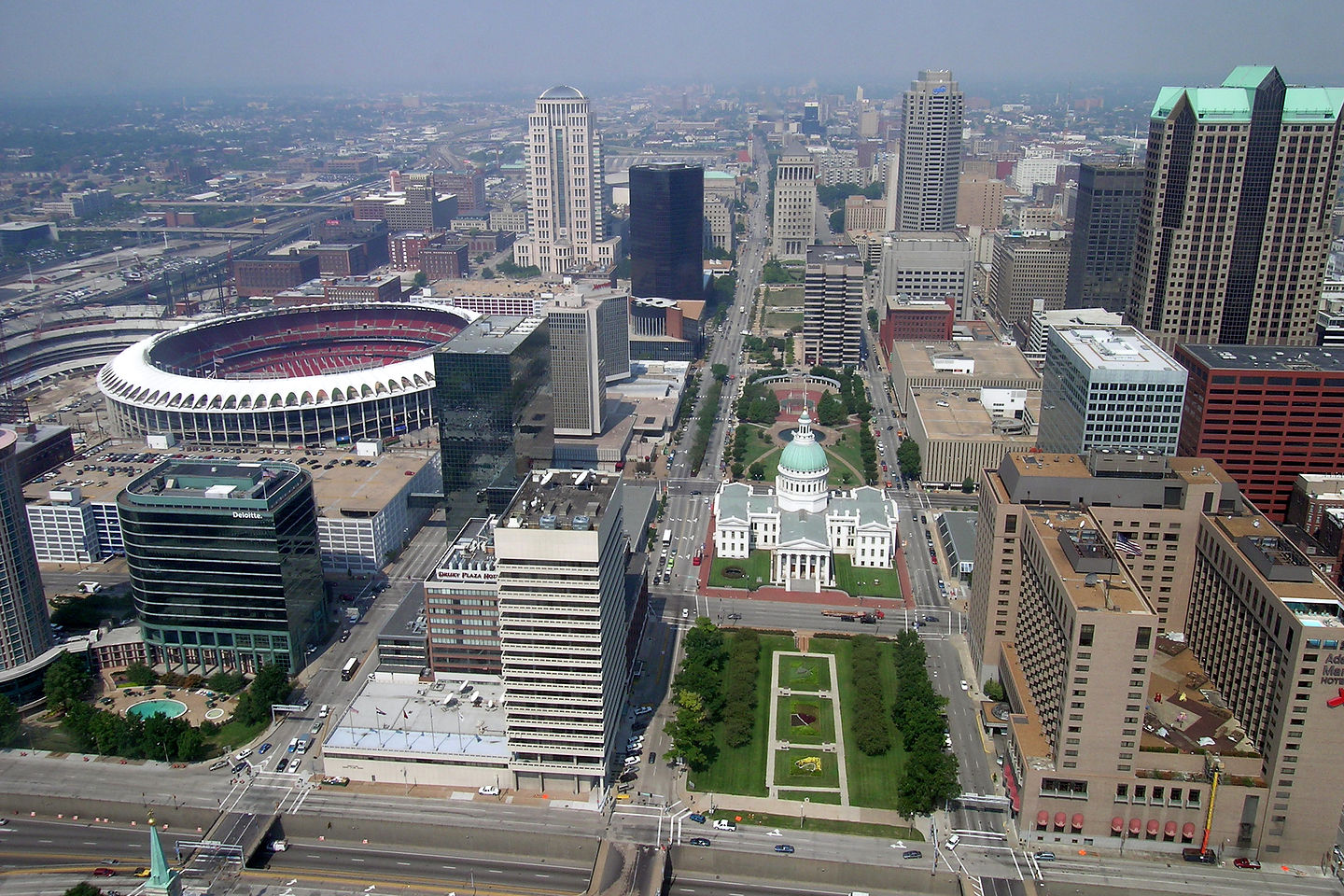 View from the top of the Arch View from the top of the Arch