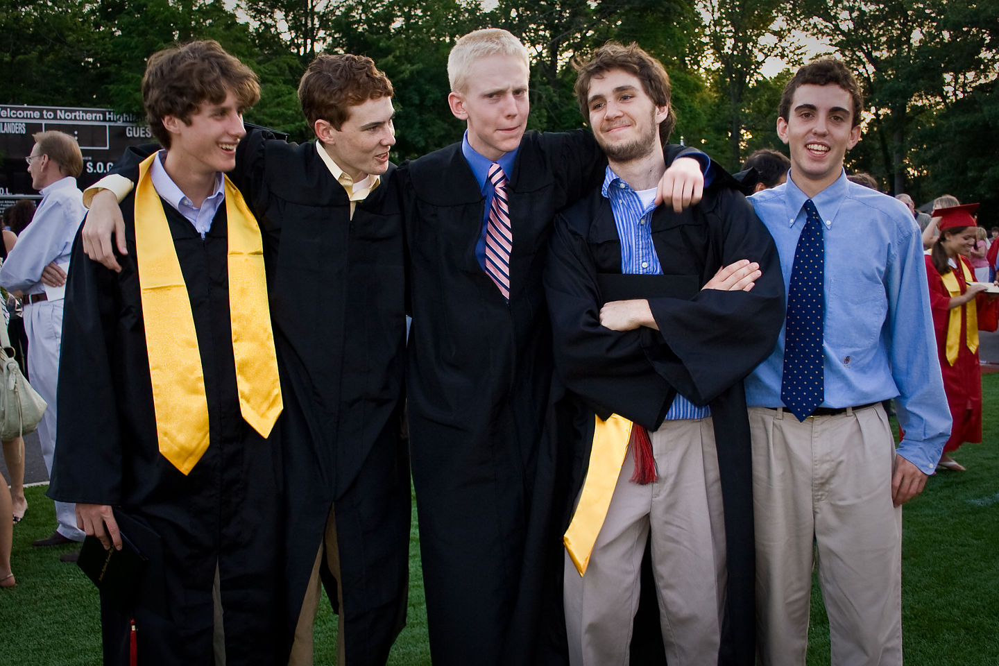 Tommy, Jake, Christian, John, and Colin. Tommy, Jake, Christian, John, and Colin.