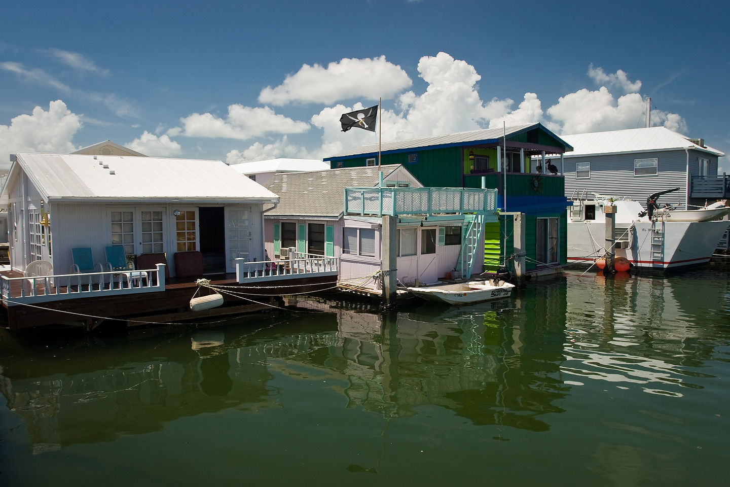 Houseboats on bike ride to Key West Houseboats on bike ride to Key West