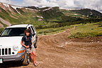 Lolo with Jeep Liberty on Deer Creek Road Lolo with Jeep Liberty on Deer Creek Road