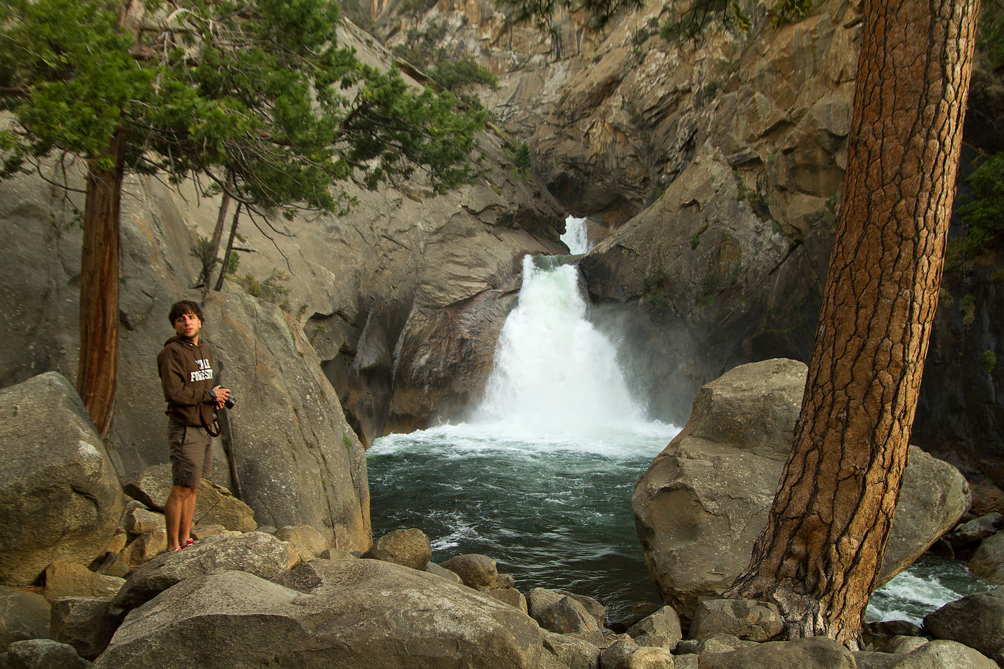 Andrew by Roaring River Falls - TJG Andrew by Roaring River Falls - TJG