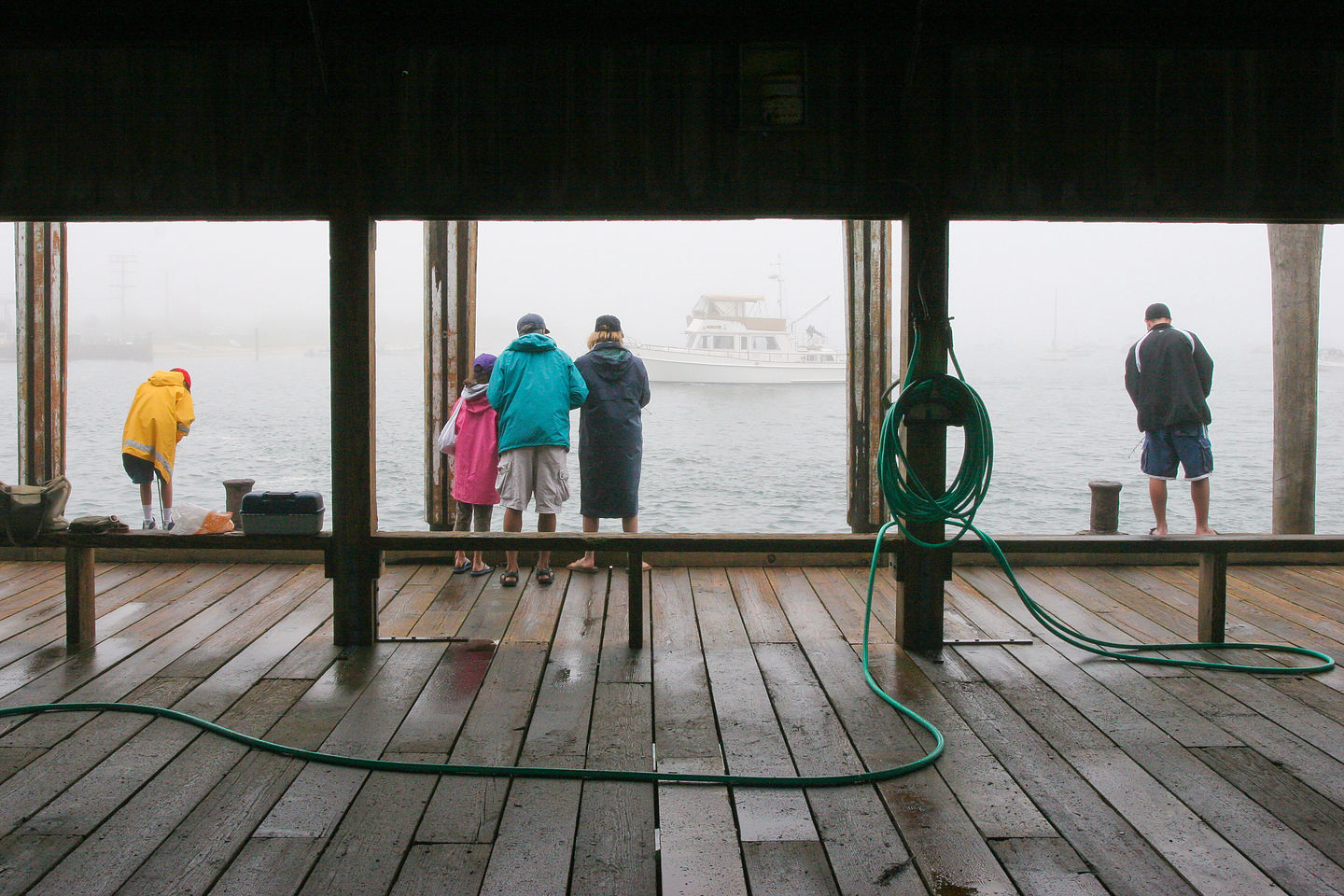 Fishing on Memorial Wharf Fishing on Memorial Wharf