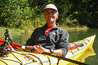 Herb in Kayak at the South Slough National Estuary Herb in Kayak at the South Slough National Estuary