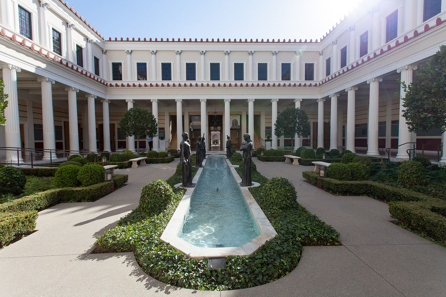 Getty Villa Courtyard Getty Villa Courtyard