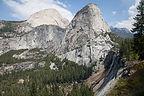 Liberty Cap, Nevada Falls, and Back of Half Dome Liberty Cap, Nevada Falls, and Back of Half Dome