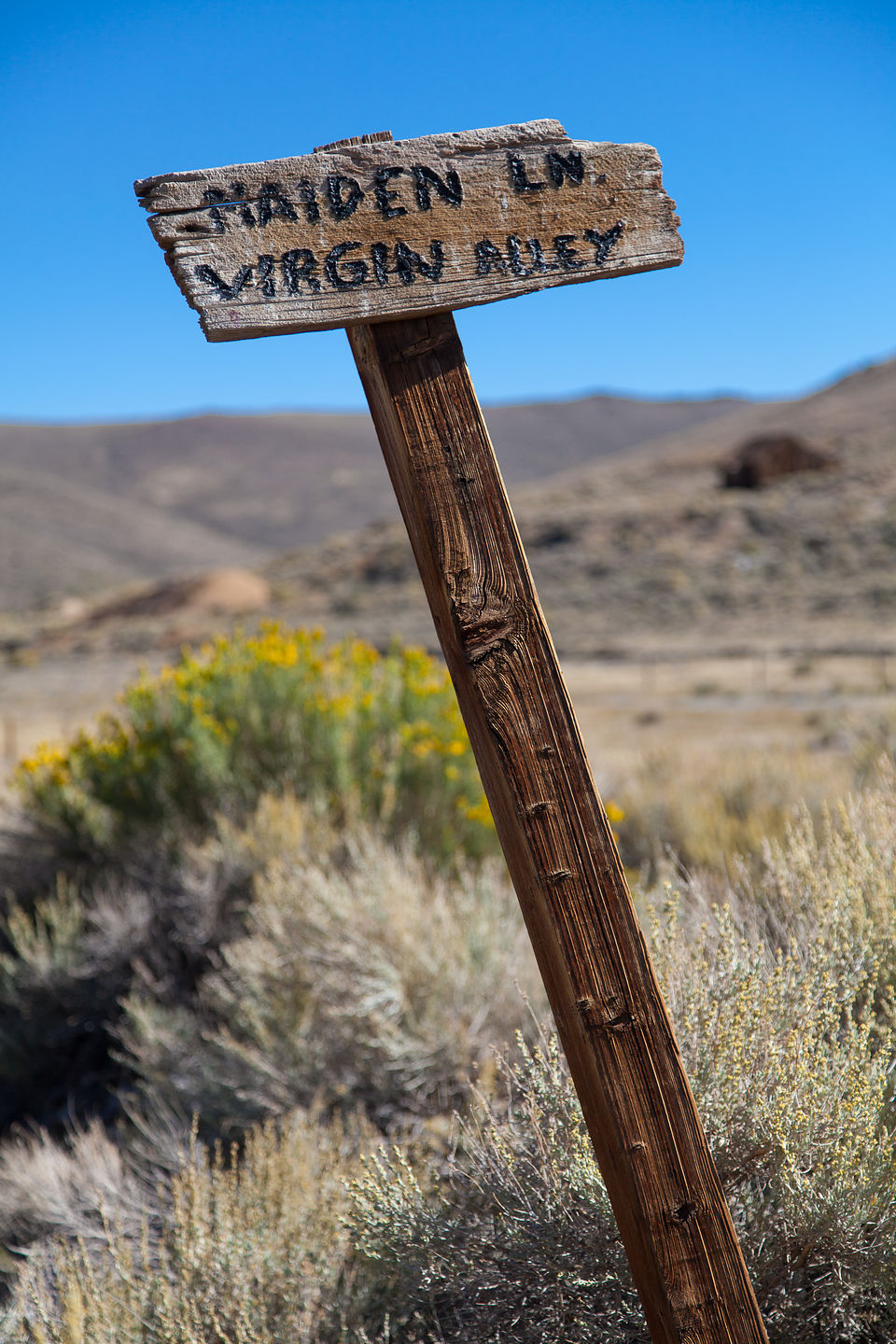 Bodie Street Sign Bodie Street Sign