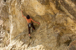 Andrew Climbing at Mount Saint Helena