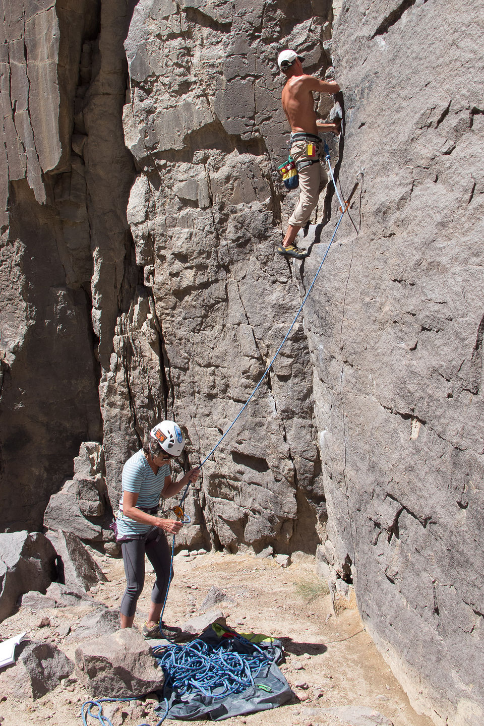 Lolo's Questionable Belay of Herb Lolo's Questionable Belay of Herb