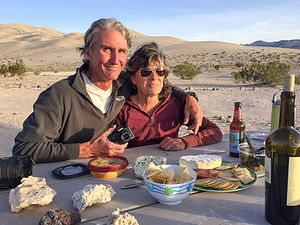 Cocktail hour at Eureka Dunes