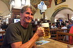 Herb enjoying another beer at the famous Hofbrauhaus Herb enjoying another beer at the famous Hofbrauhaus