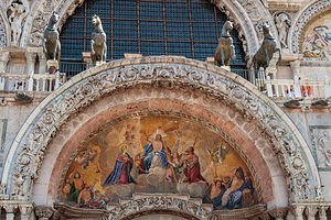 Tympanum over St. Mark's Basilica entrance