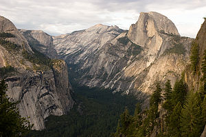 Half Dome and Royal Arches from Four Mile Trail