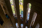 Climbing up the Nativity Tower Climbing up the Nativity Tower
