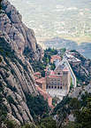 Looking down from atop the Funicular de Sant Joan Looking down from atop the Funicular de Sant Joan