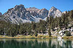 One of the lovely alpine lakes along the hike to Kearsarge Pass One of the lovely alpine lakes along the hike to Kearsarge Pass