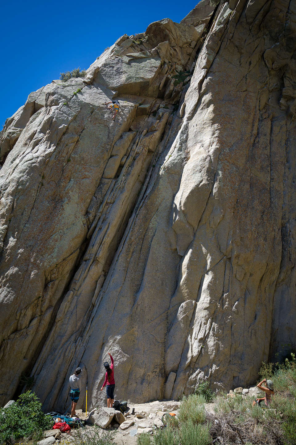 Our sons climbing at Pine Creek Canyon Our sons climbing at Pine Creek Canyon