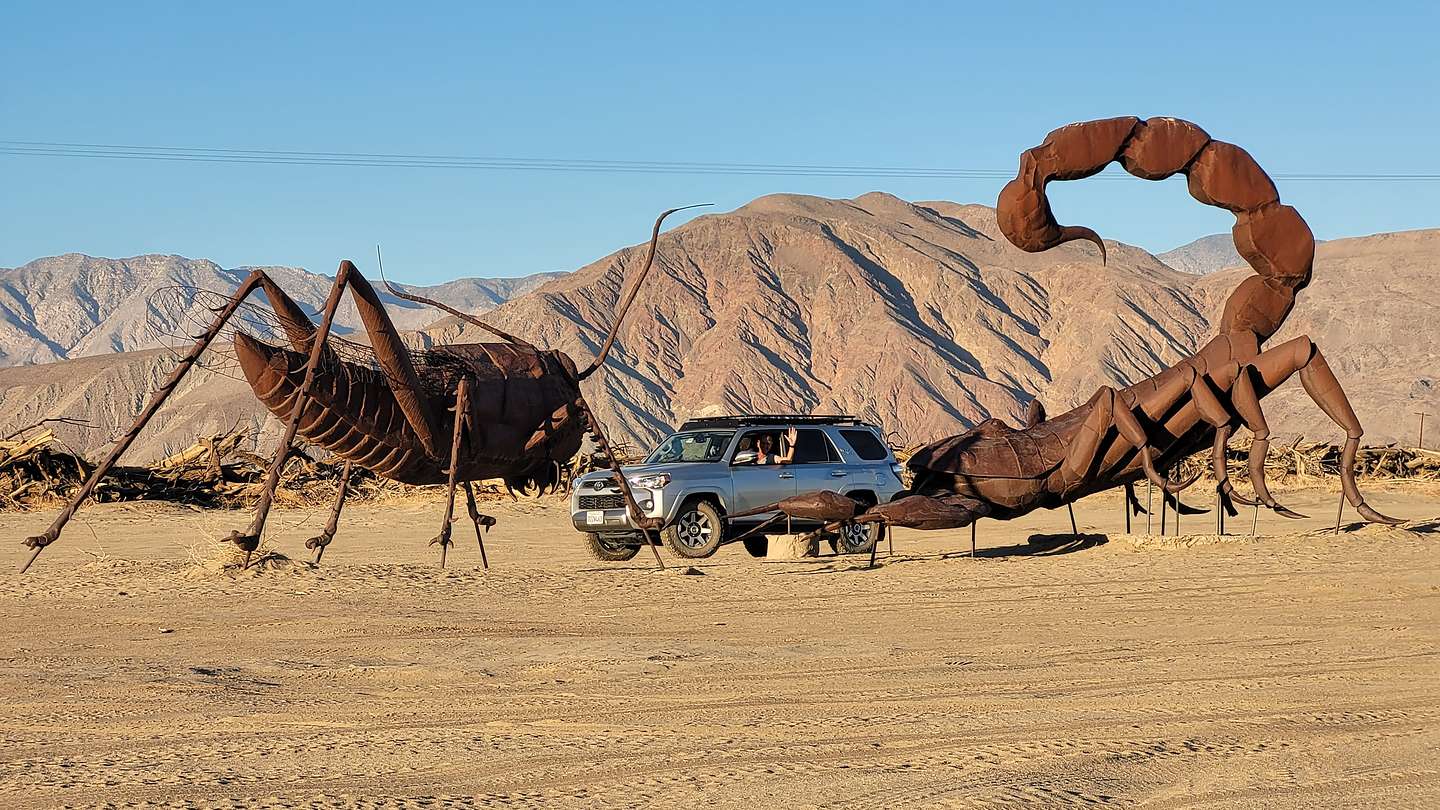 Herb breaking up a spat between a giant scorpion and a caterpillar Herb breaking up a spat between a giant scorpion and a caterpillar