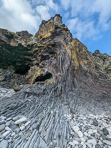 Valasnös basalt cliff