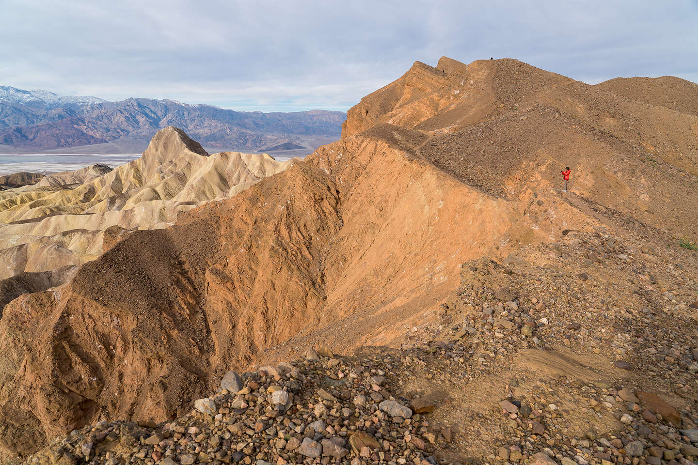 Tiny me on the Zabriskie Ridge Trail Tiny me on the Zabriskie Ridge Trail