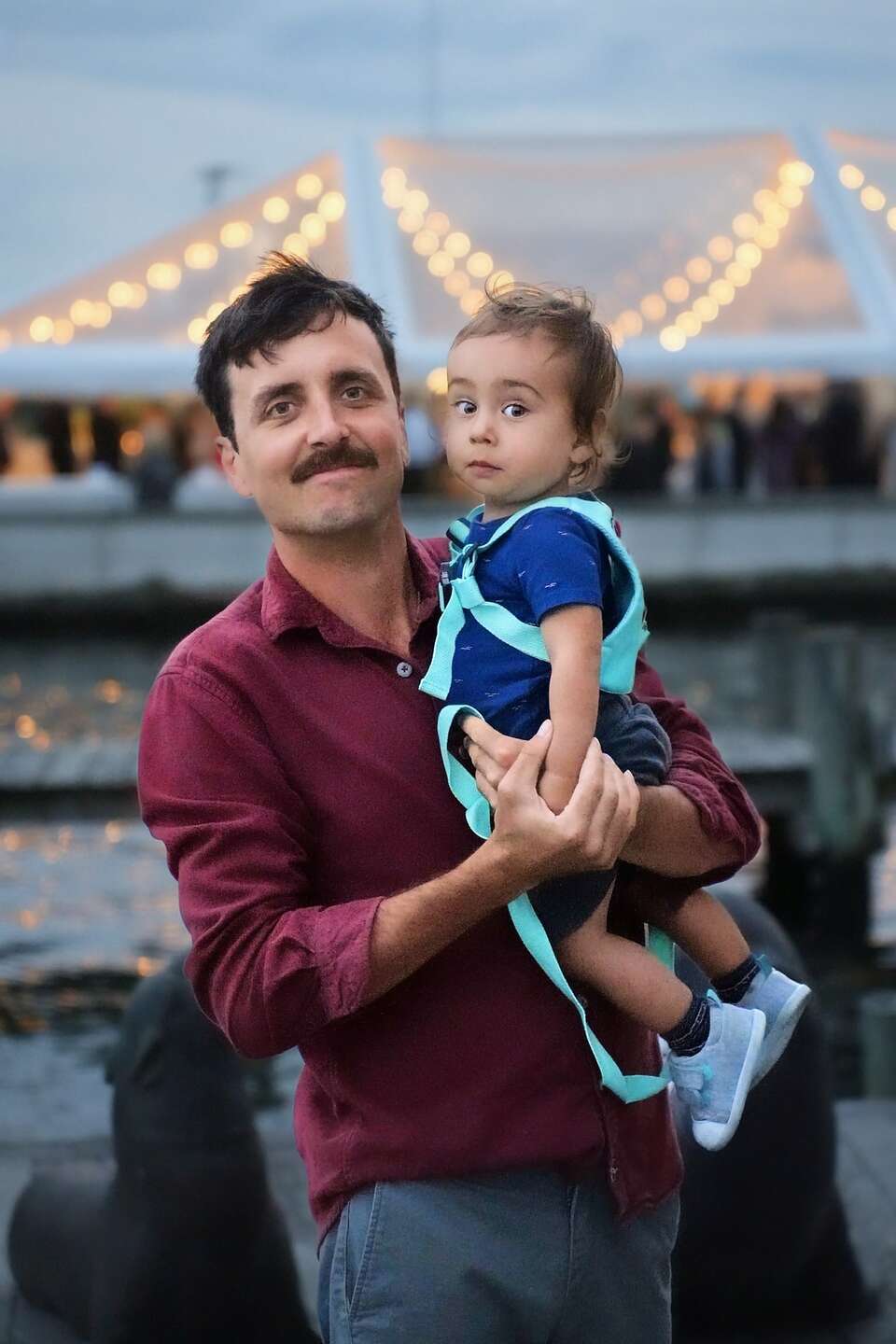 Enjoying the wedding