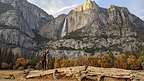 Yosemite Falls with Foliage!