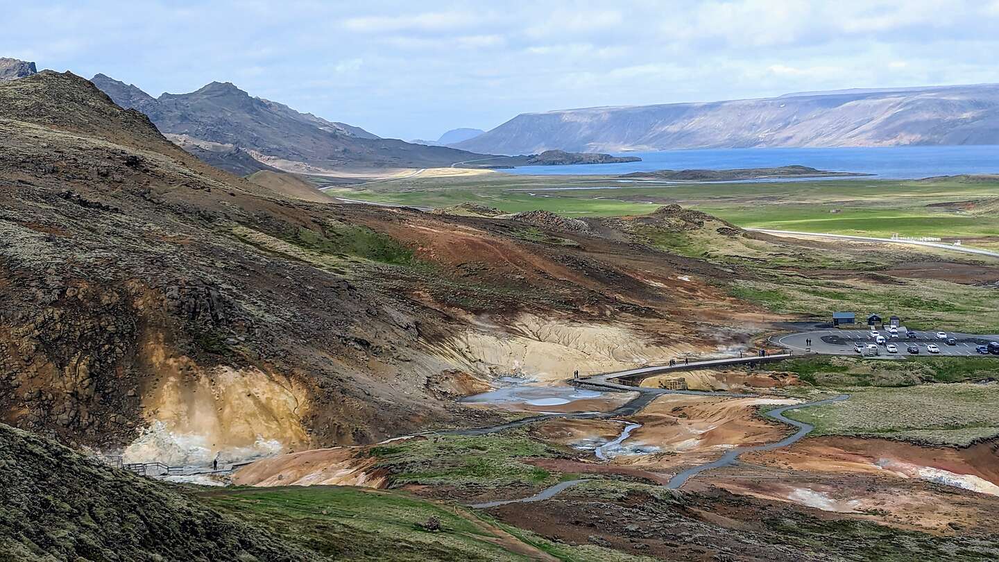 View from the hill above the Sulten Geothermal Area View from the hill above the Sulten Geothermal Area