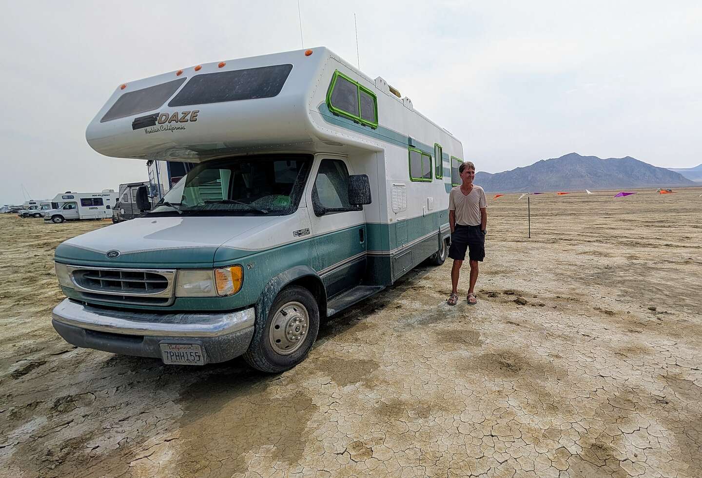 Our campsite on Kilgore and the playa