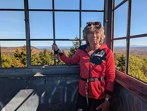 Top of the fire tower Top of the fire tower