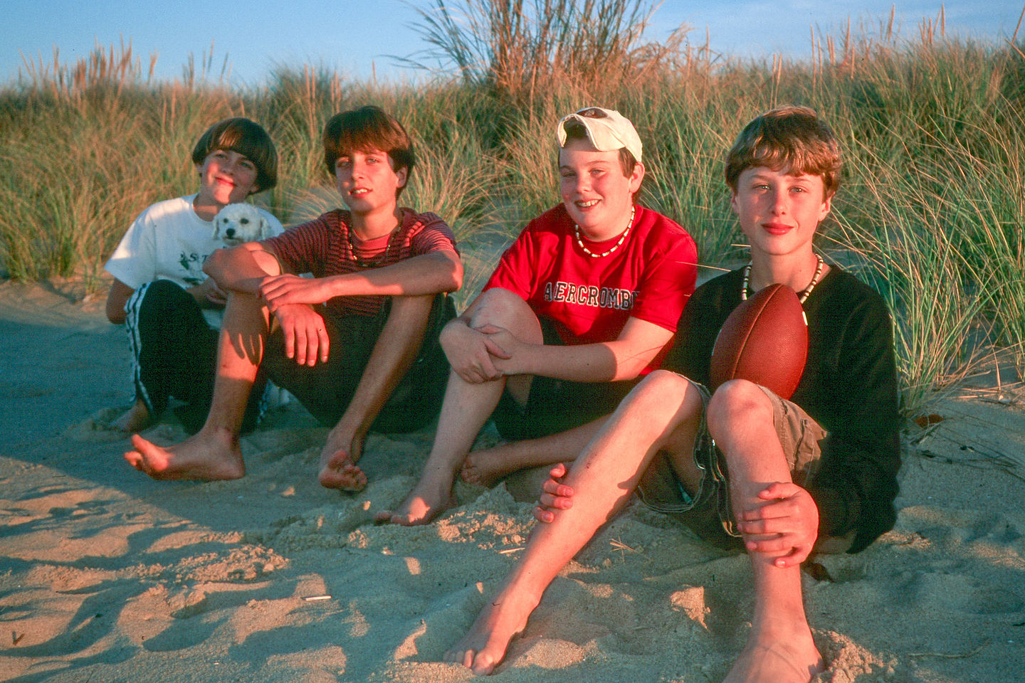 Gaidus & Bleakley boys on beach Gaidus & Bleakley boys on beach