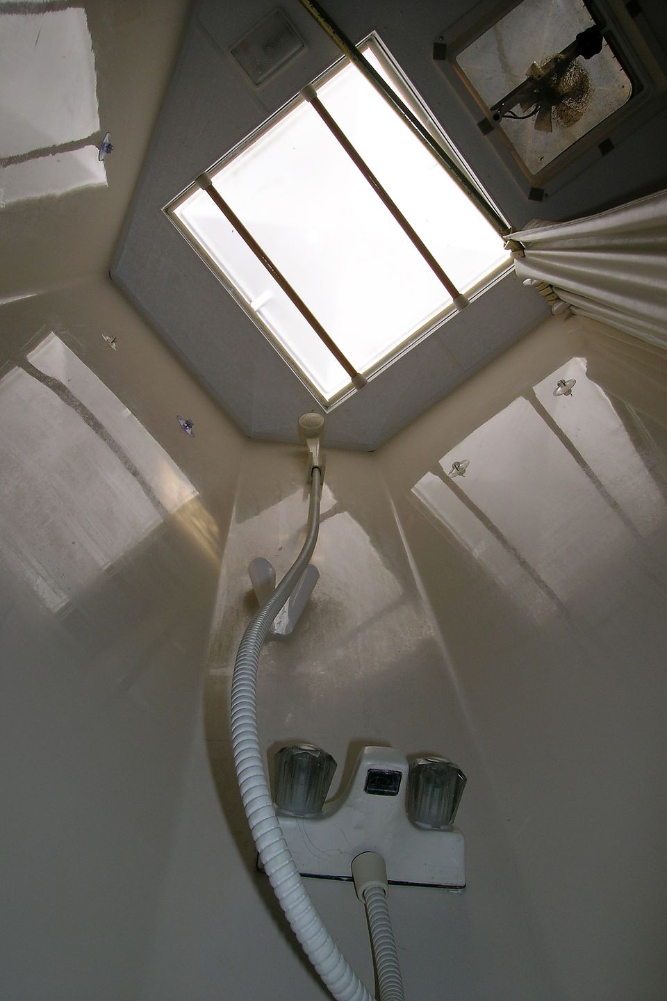 RV shower clothes bars RV shower clothes bars