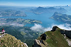 View from atop the Tomlishorn of Mt. Pilatus View from atop the Tomlishorn of Mt. Pilatus