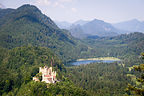 View of Schloss Hohenschwangau View of Schloss Hohenschwangau