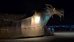 Mutant dragon passing through