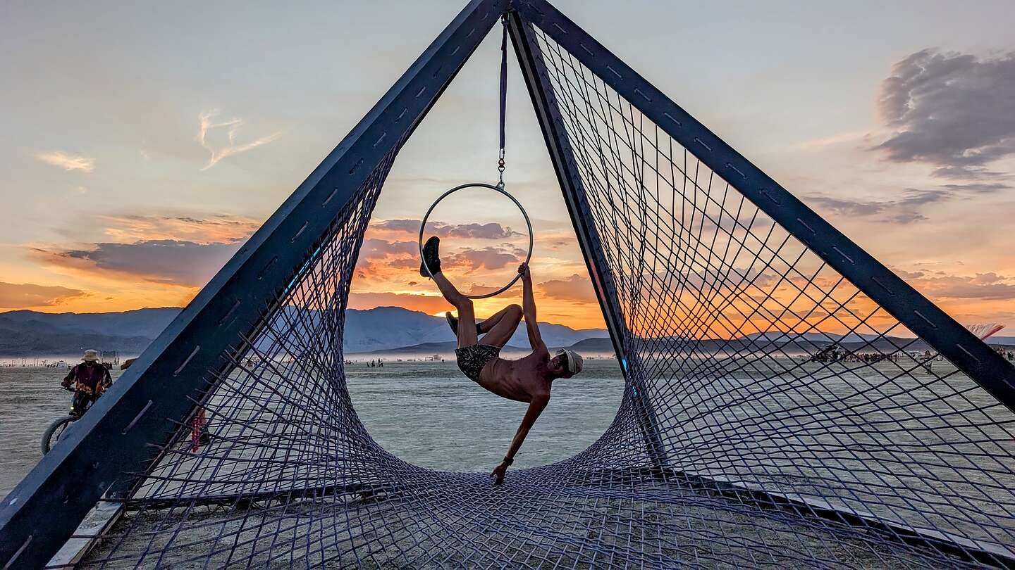 Herb showing his stuff